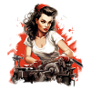 Pinup aurélia mechanic
