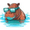 Hippo Swimmer