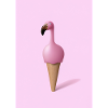 Flamingo-Eiscreme
