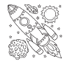 Vaisseau spatial fusée