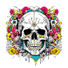 Queen skull