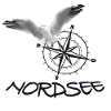 Nordsee - Möwe mit Kompass