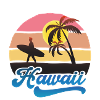 Hawaii Surf Sunset Beach Design