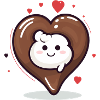 Cute Poopheart Marshmallow