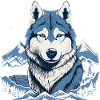 Husky Dog Sled Dog