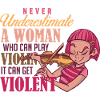 Funny Violin Player Never Underestimate