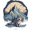 Husky Dog Sled Dog