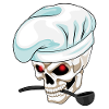 Skull Cook Cooking Spoon