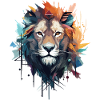 Artistic Lion