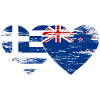 Grèce Drapeau néo-zélandais utilisé