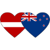 Lettonie Drapeau néo-zélandais