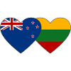 New Zealand Lithuania flag