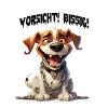 Cartoon Hund agressiv