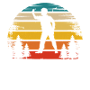 Retro Sonne - Dartspieler -