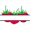 Raspberry banner red raspberry