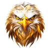 Eagle Head Gold Bird of Prey Bird Animal Nature
