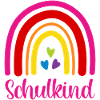 Schulkind Regenbogen Schulanfang Einschulung 2026