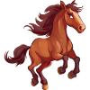 Cartoon Hooves udforsker morskaben med en hest