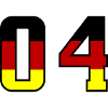 4 Number symbol Germany