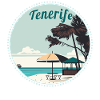 Tenerife Canary Islands Retro Beach