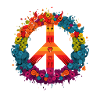 LGBTQIA+ Rainbow Peace