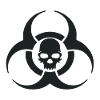 Biohazard Skull Symbol