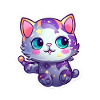 a cute space kitty