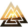 Valknut Wotansknoten Valhalla Sun