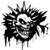 Punk Skull Art