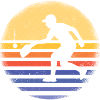 Sport Retro Sunset Pickleball