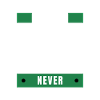 NEVER SAY NEVER black white