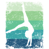Gymnaste Gymnaste Gymnastique Rythmique Rétro