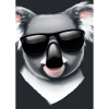 Koala mit Sonnenbrille