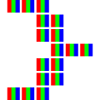 Pixel Art curly brace closed