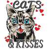 CAT CATS & KISSES