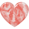 Pink Marble Heart