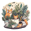 Chats, Livres, Café & Plantes