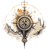 Compass filigree