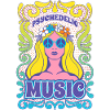 Hippie Music Graphic