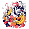 Felix in the fruit
