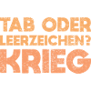 Tab Oder Leerzeichen? Krieg