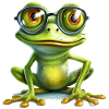 Frogs don't really need glasses