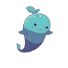 Cute cute whale