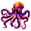Rilascia il Kraken! Polpo polipo colorato