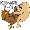 Who came first