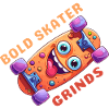 Bold Skater Grinds - Skateboard