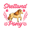 Meilleure maman poney Shetland