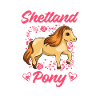 Poney Shetland folle