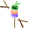Skewering of sprouts!