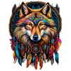 Wolf and Dreamcatcher